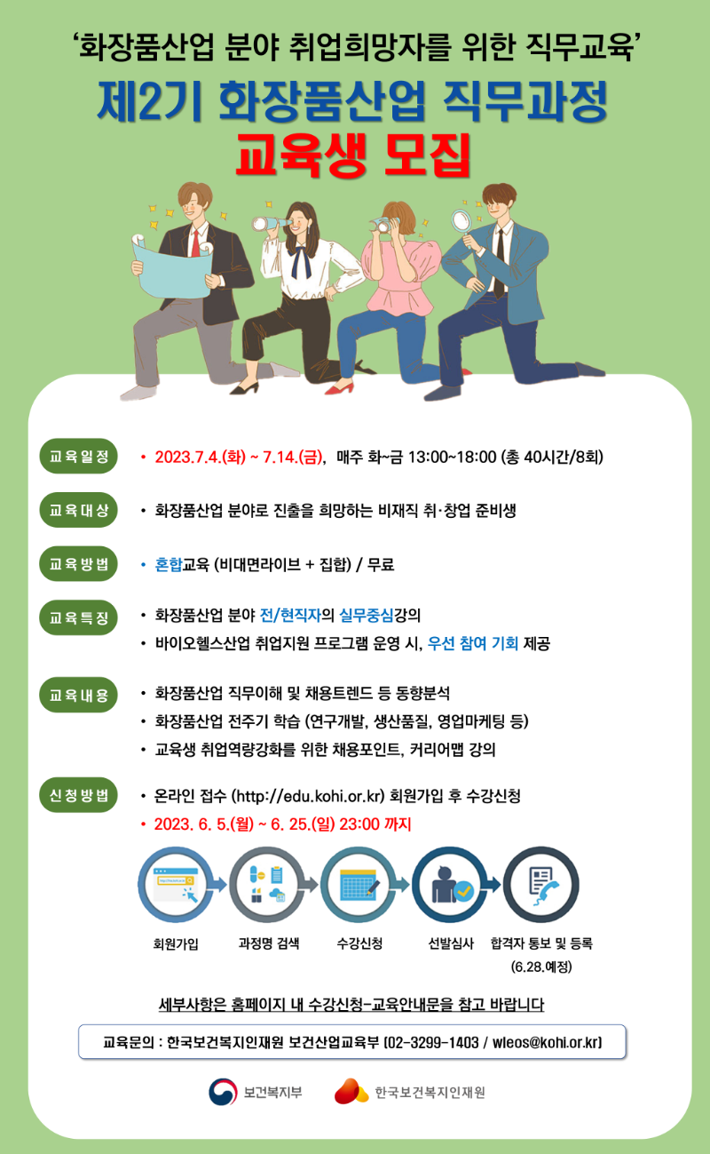 2. `23년 제2기 화장품산업 직무과정 안내포스터.png